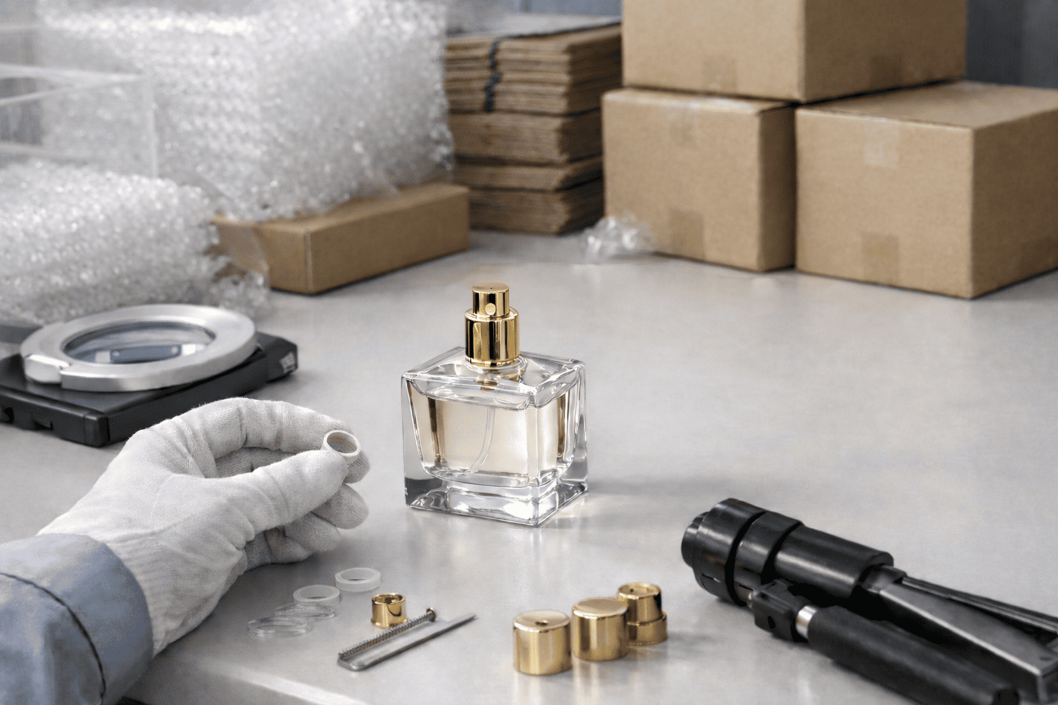 glass perfume bottle leakage solution