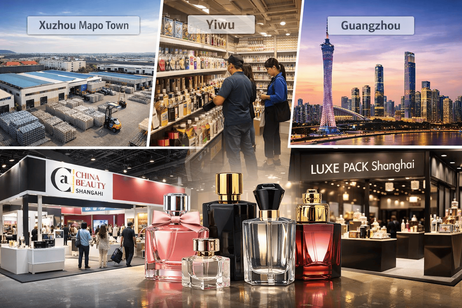 top Chinese marketplaces for perfume glass bottle sourcing