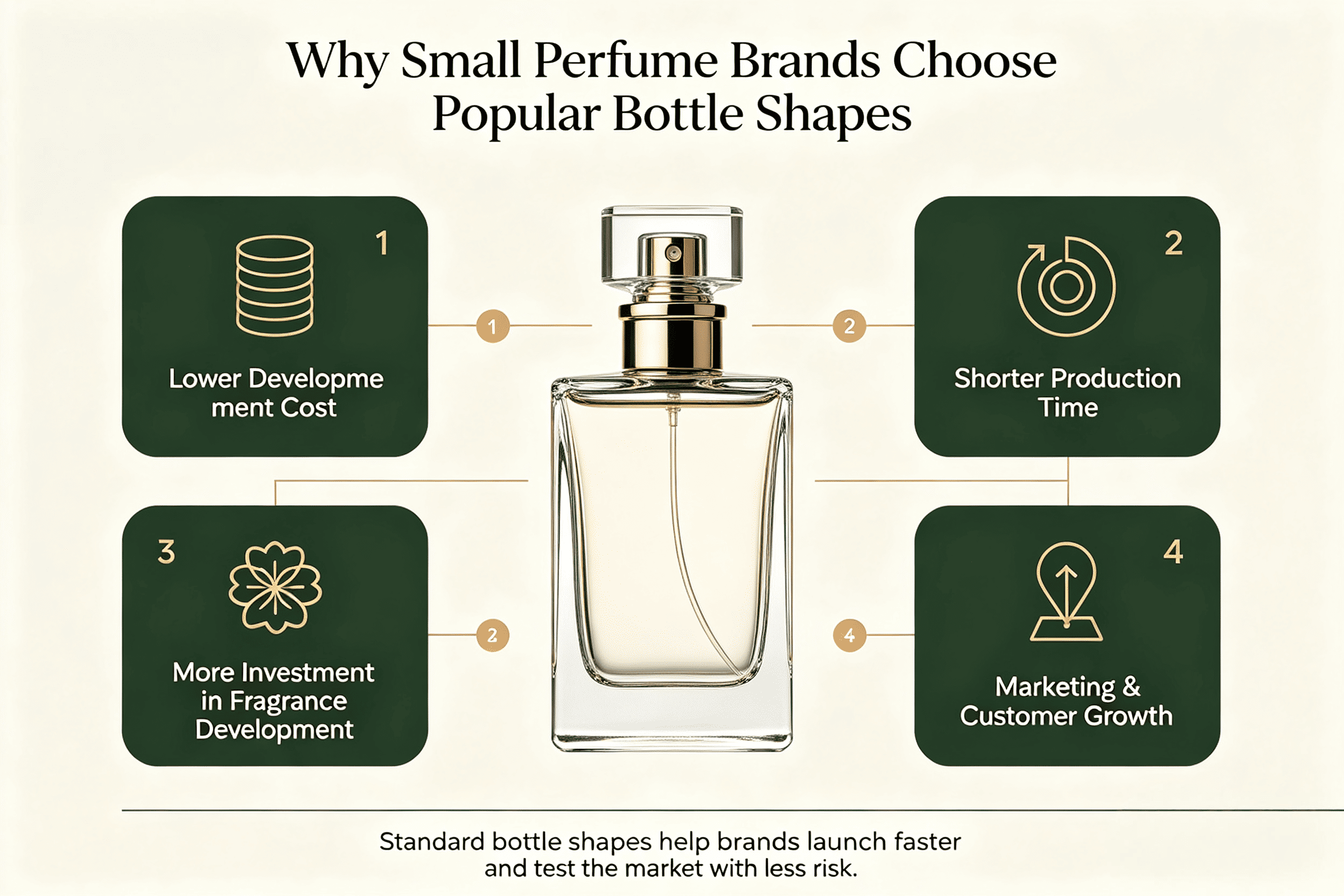 In-stock glass perfume bottles