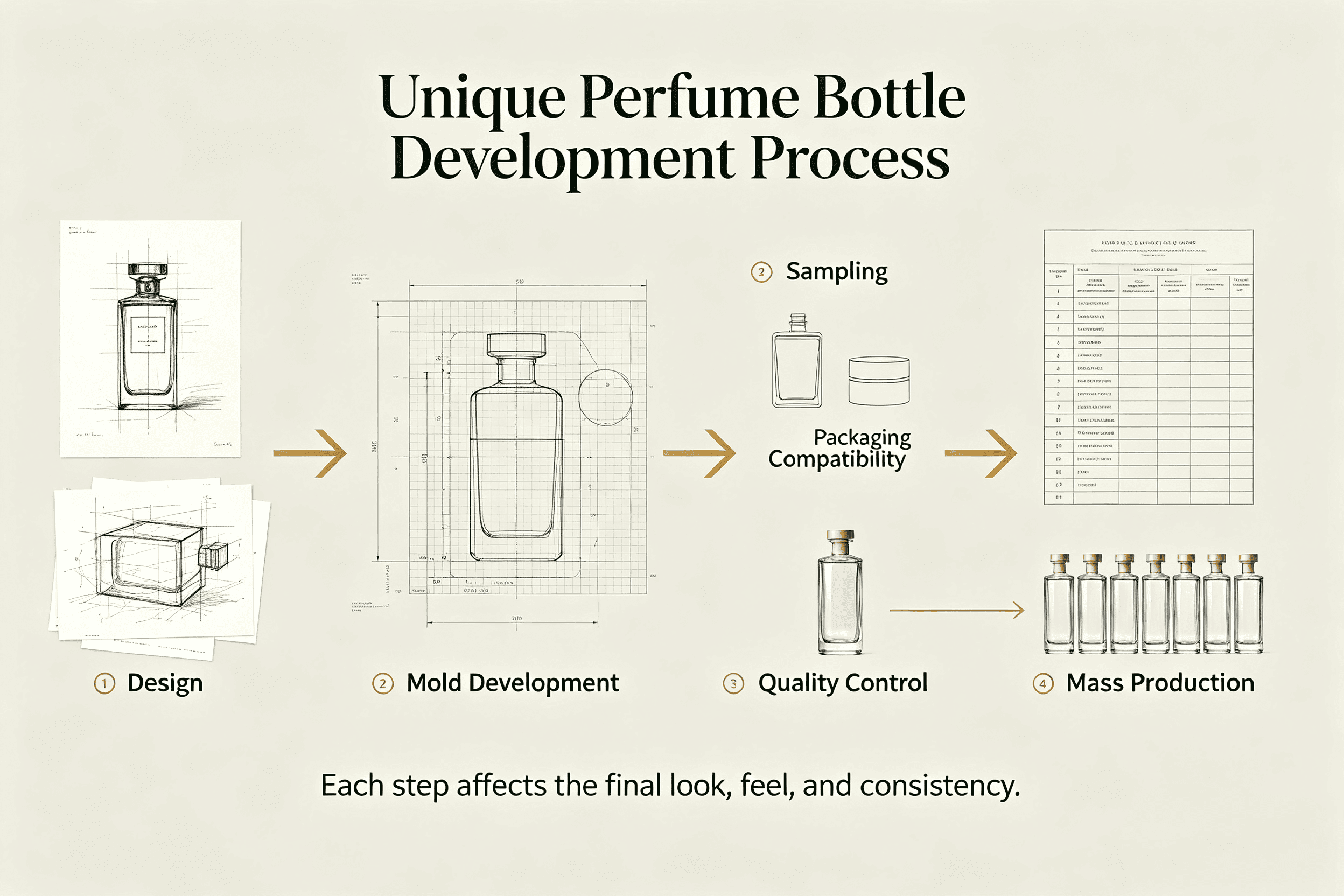 Perfume bottle and packaging compatibility testing