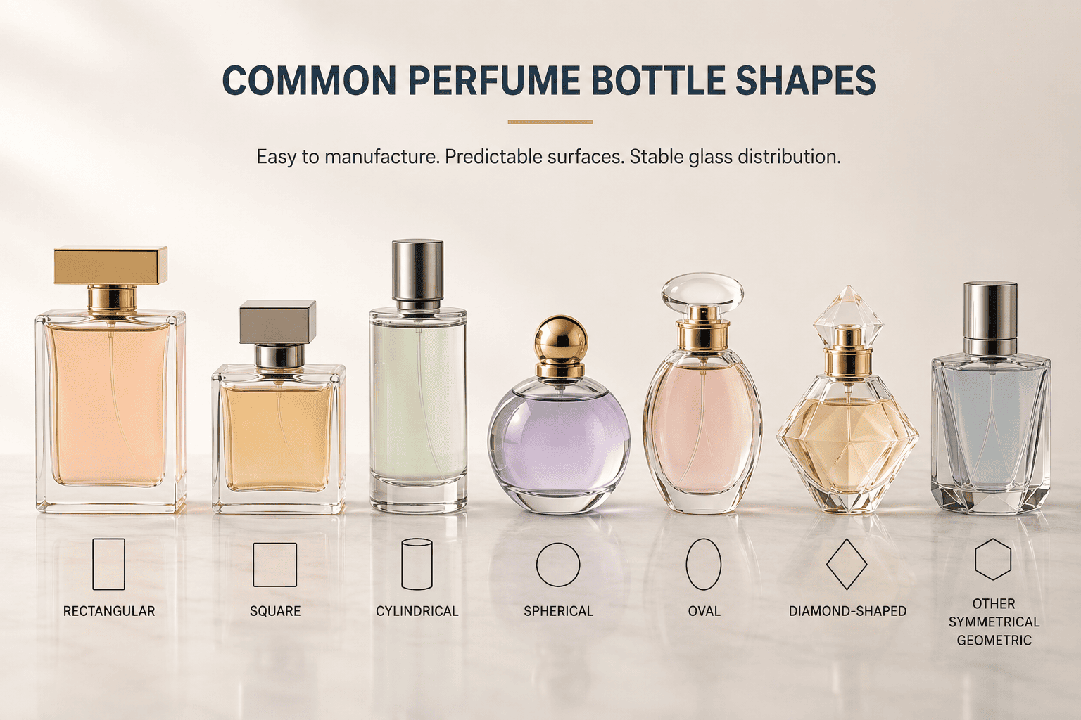 common perfume bottle shapes