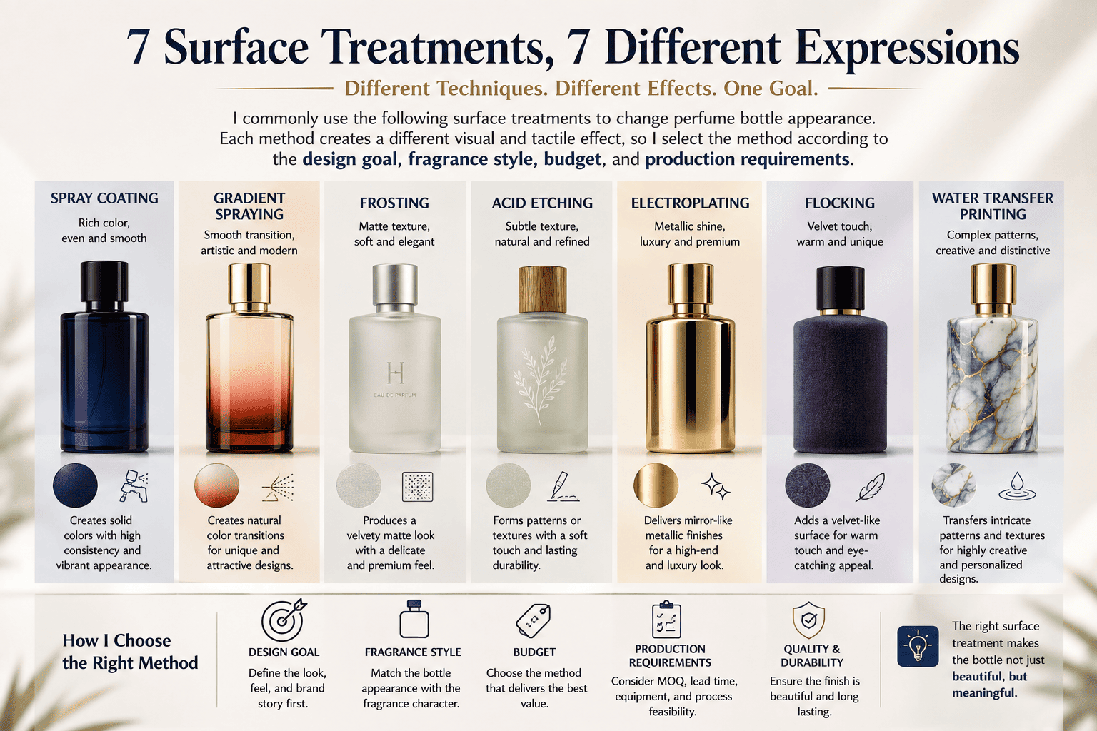 perfume glass bottle coloring methods