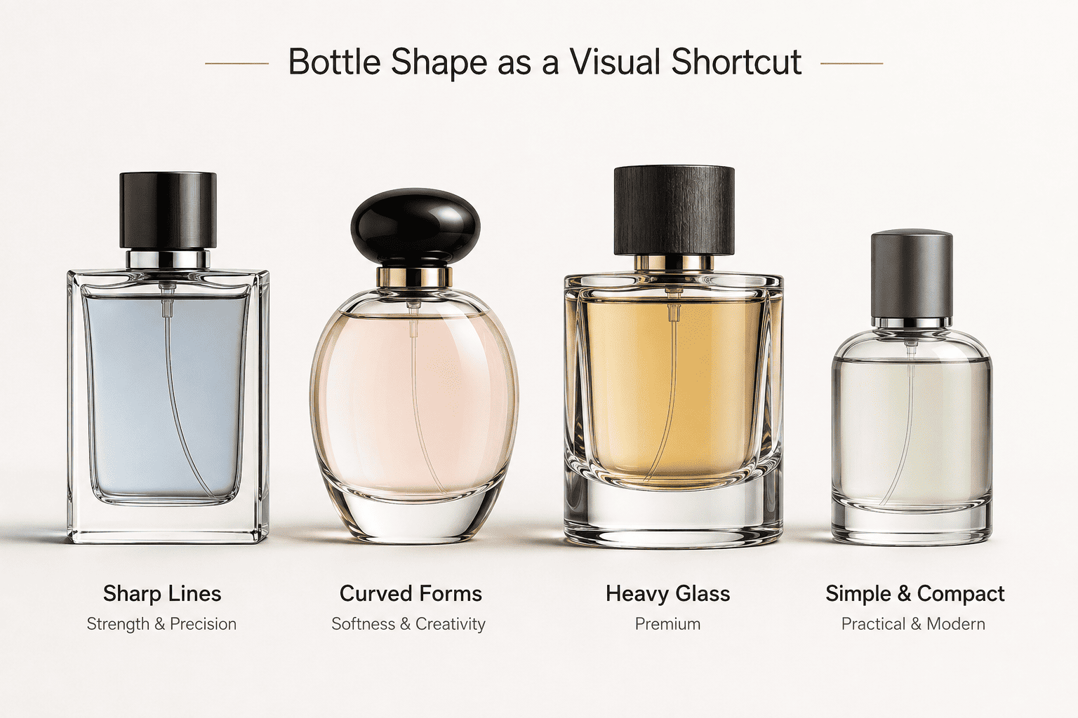 cologne bottle shape brand positioning