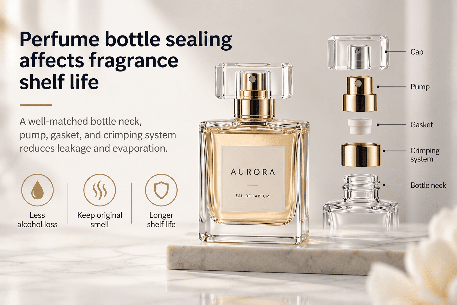 perfume bottle sealing affects fragrance shelf life