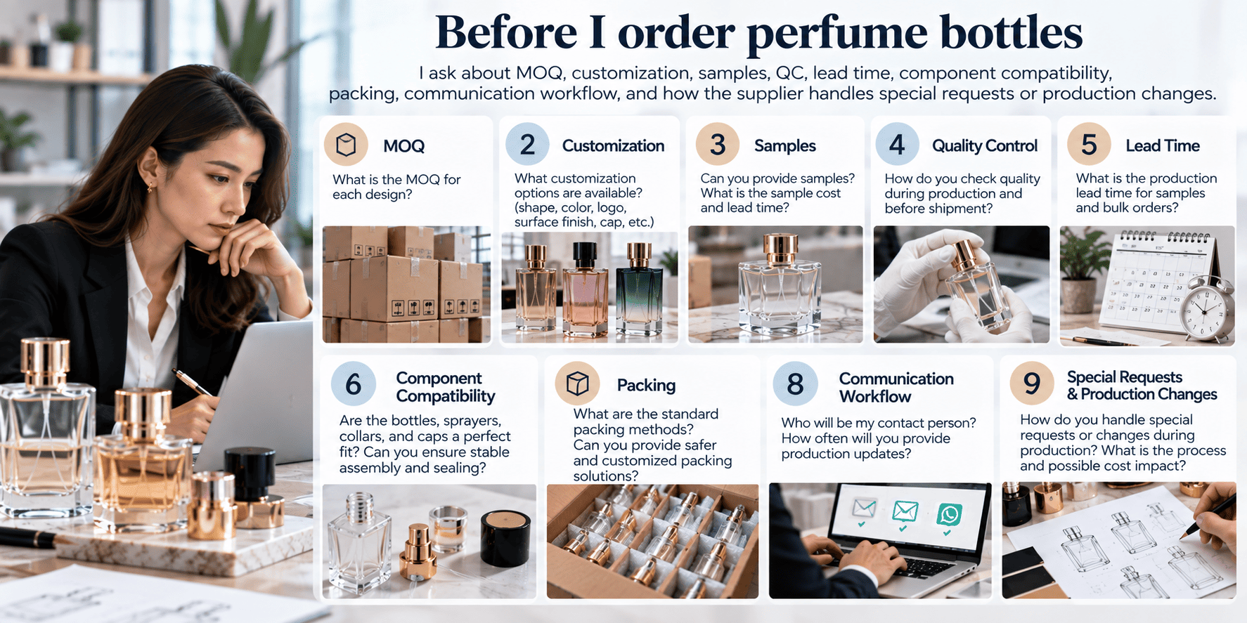 questions to ask a perfume bottle manufacturer