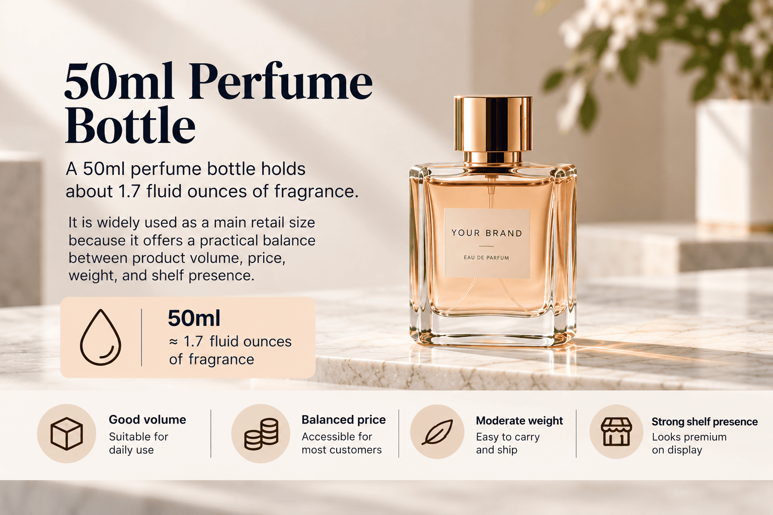 50ml perfume bottle size dimensions